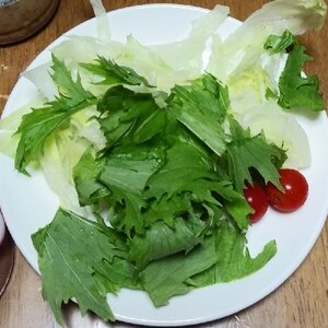 ウインナー水菜サラダ